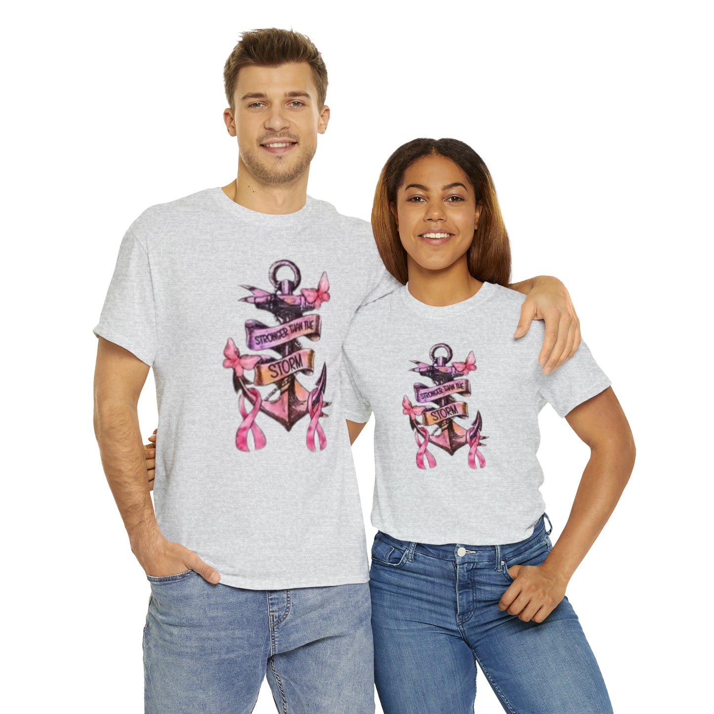 Cancer awareness Unisex Heavy Cotton Tee