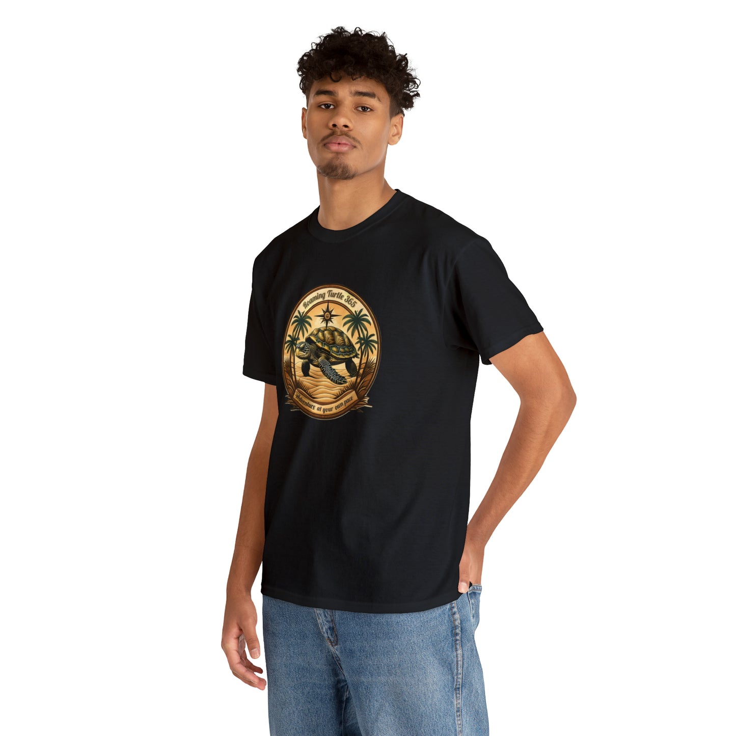 Roaming turtle 365. Unisex Heavy Cotton Tee