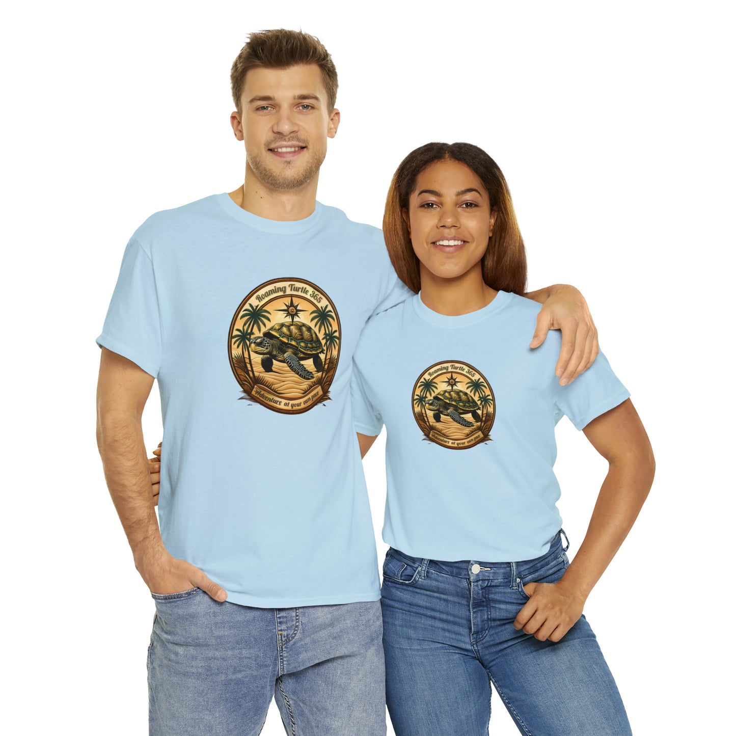 Roaming turtle 365. Unisex Heavy Cotton Tee