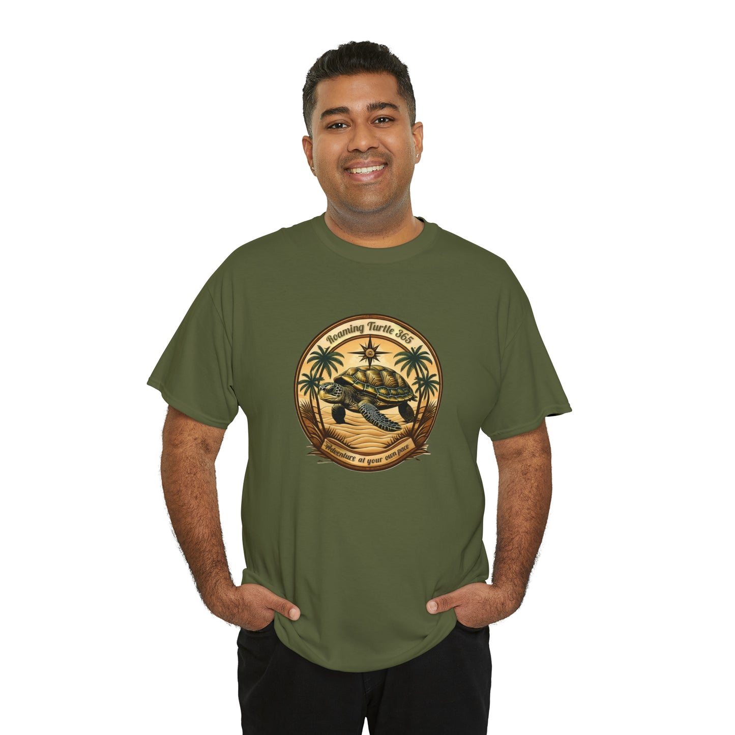 Roaming turtle 365. Unisex Heavy Cotton Tee