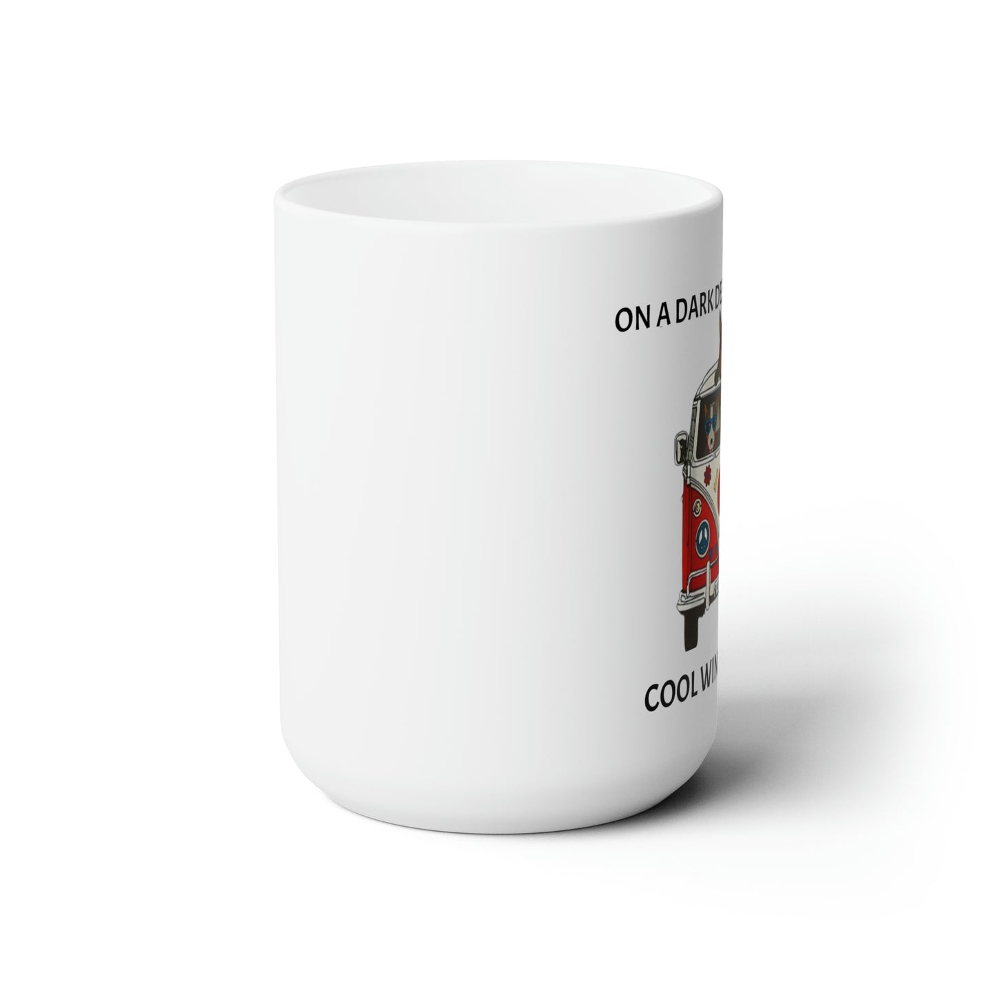 Dogs in van Ceramic Mug 15oz
