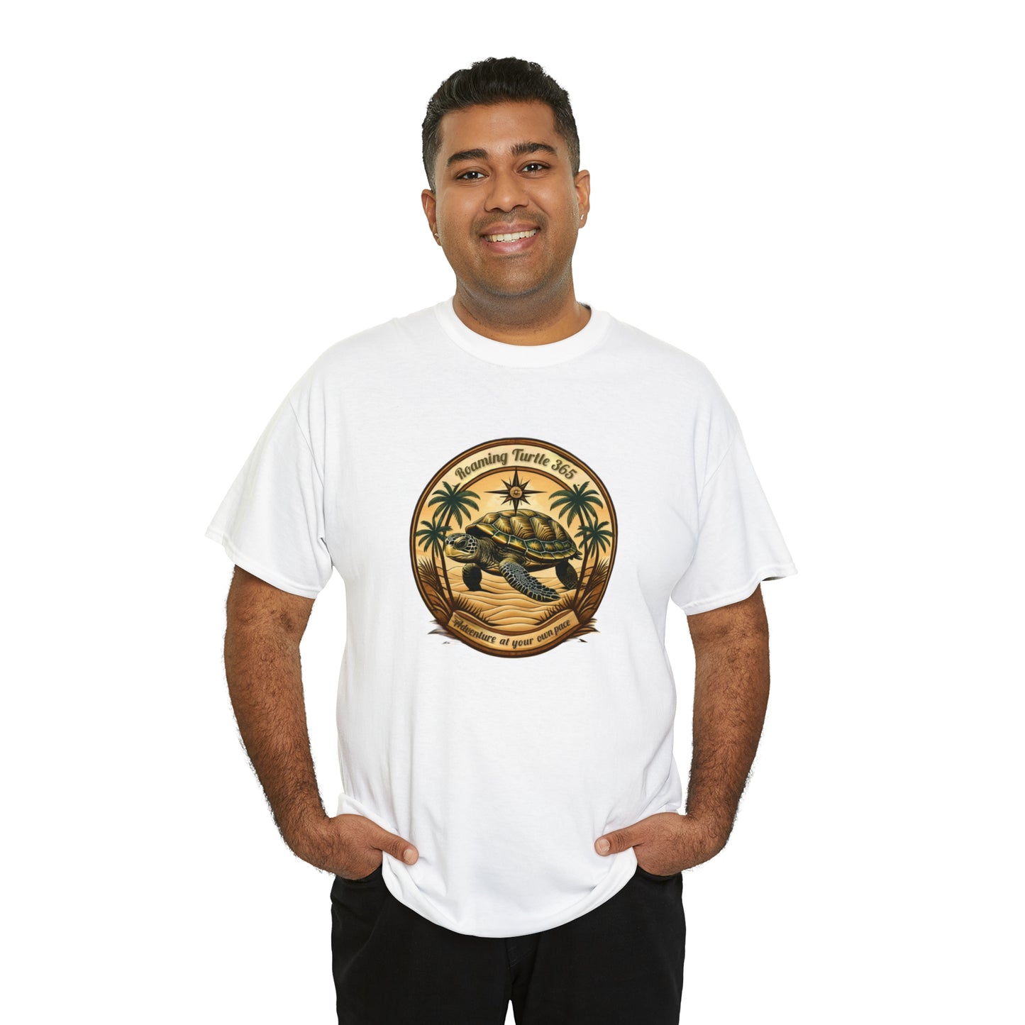 Roaming turtle 365. Unisex Heavy Cotton Tee