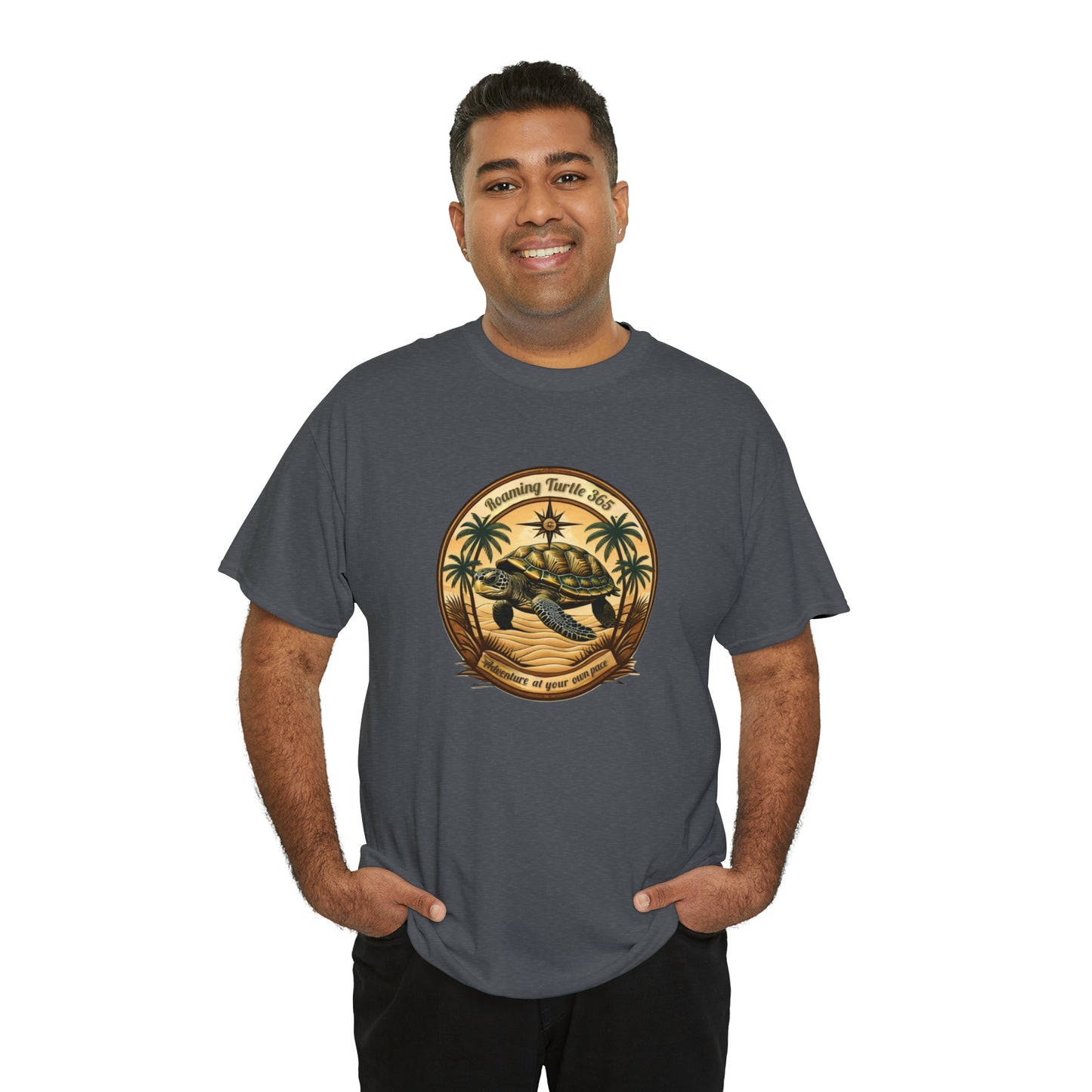 Roaming turtle 365. Unisex Heavy Cotton Tee