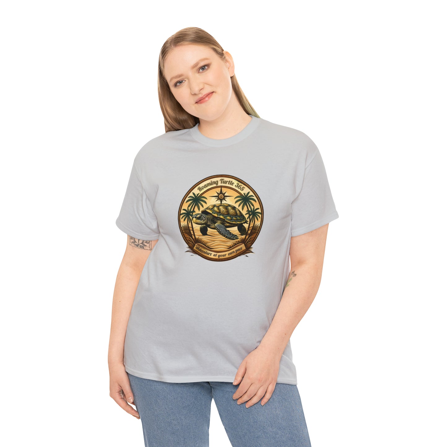 Roaming turtle 365. Unisex Heavy Cotton Tee