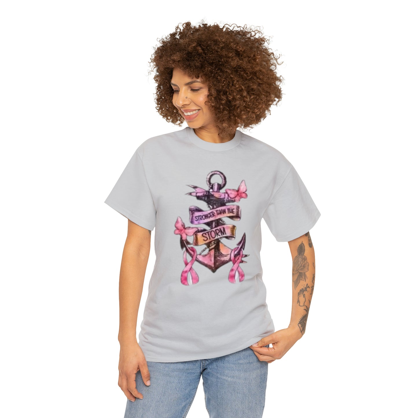 Cancer awareness Unisex Heavy Cotton Tee