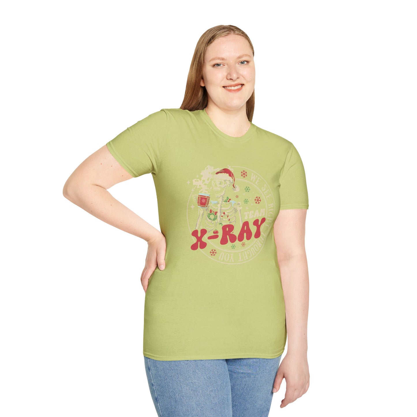 Radiology Team T-Shirt, Skeleton Halloween Shirt, Funny Medical Tee, X-Ray Tech Gift, We See Right Through You, Hospital Staff, Unisex