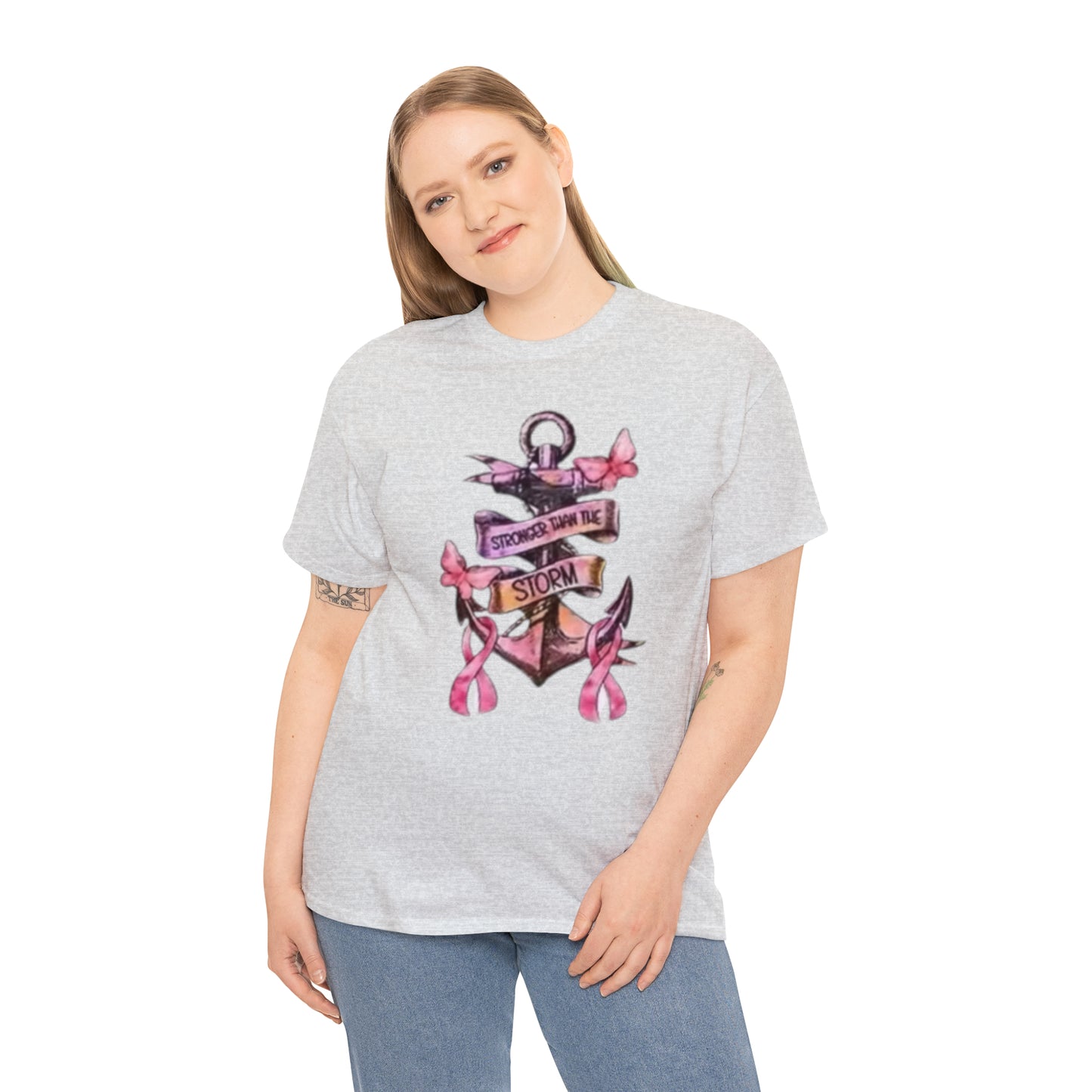 Cancer awareness Unisex Heavy Cotton Tee