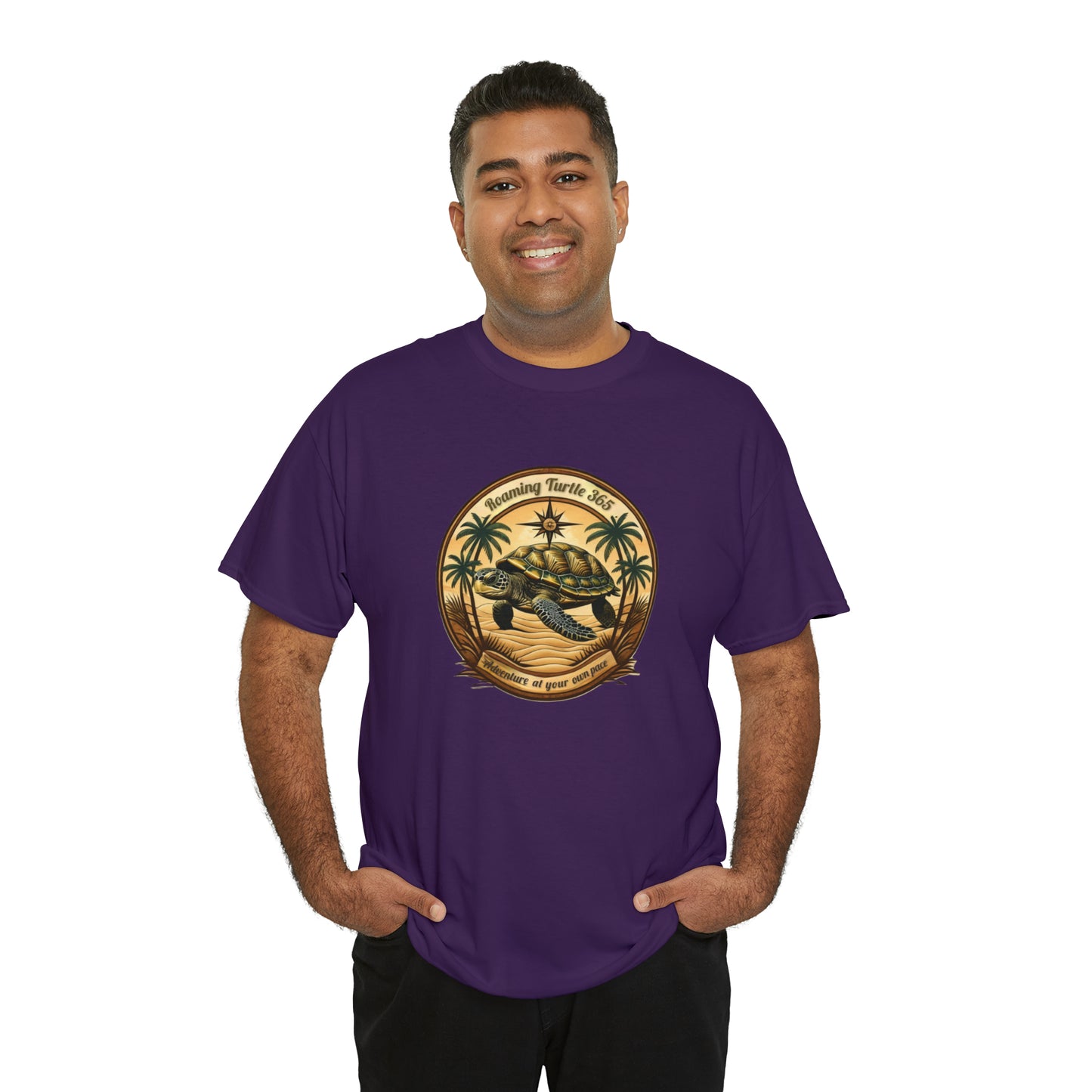 Roaming turtle 365. Unisex Heavy Cotton Tee