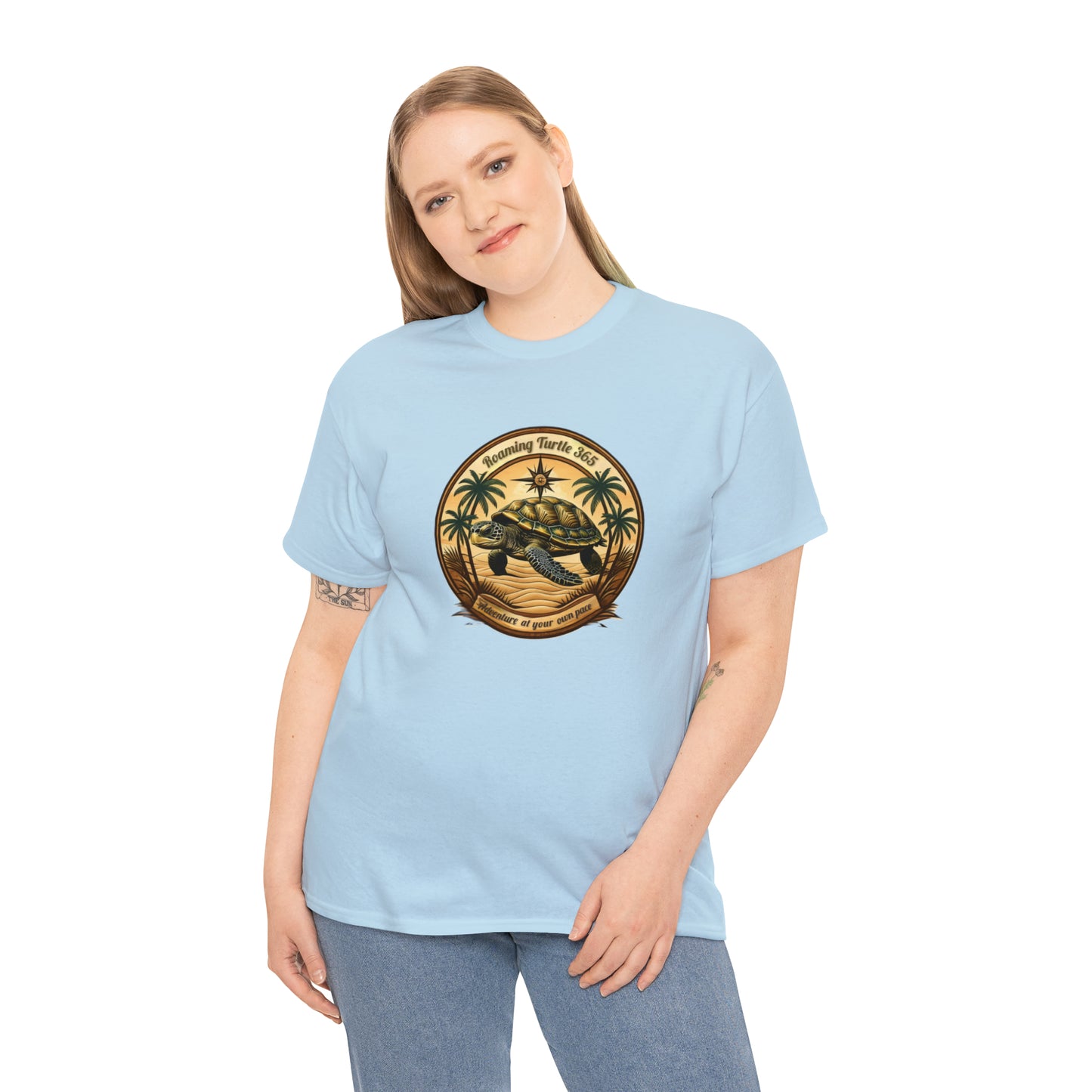 Roaming turtle 365. Unisex Heavy Cotton Tee