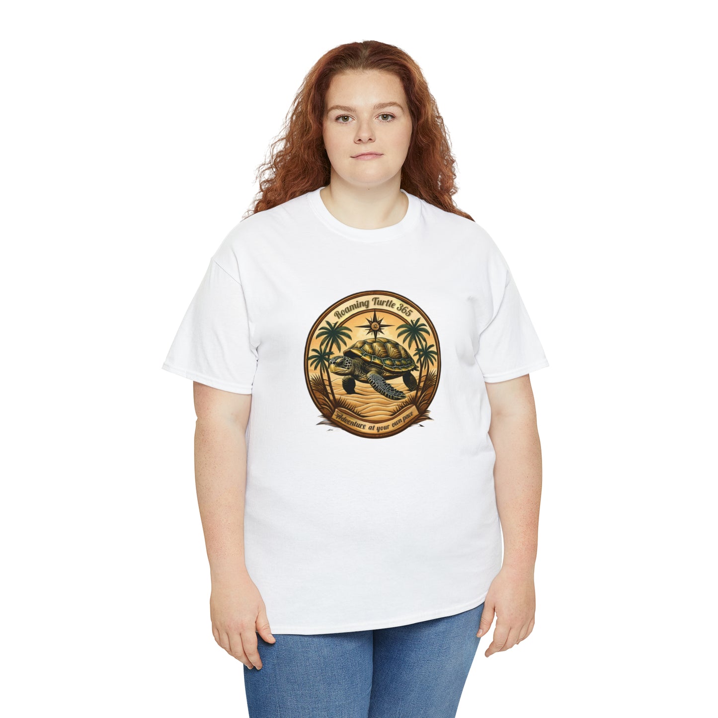 Roaming turtle 365. Unisex Heavy Cotton Tee