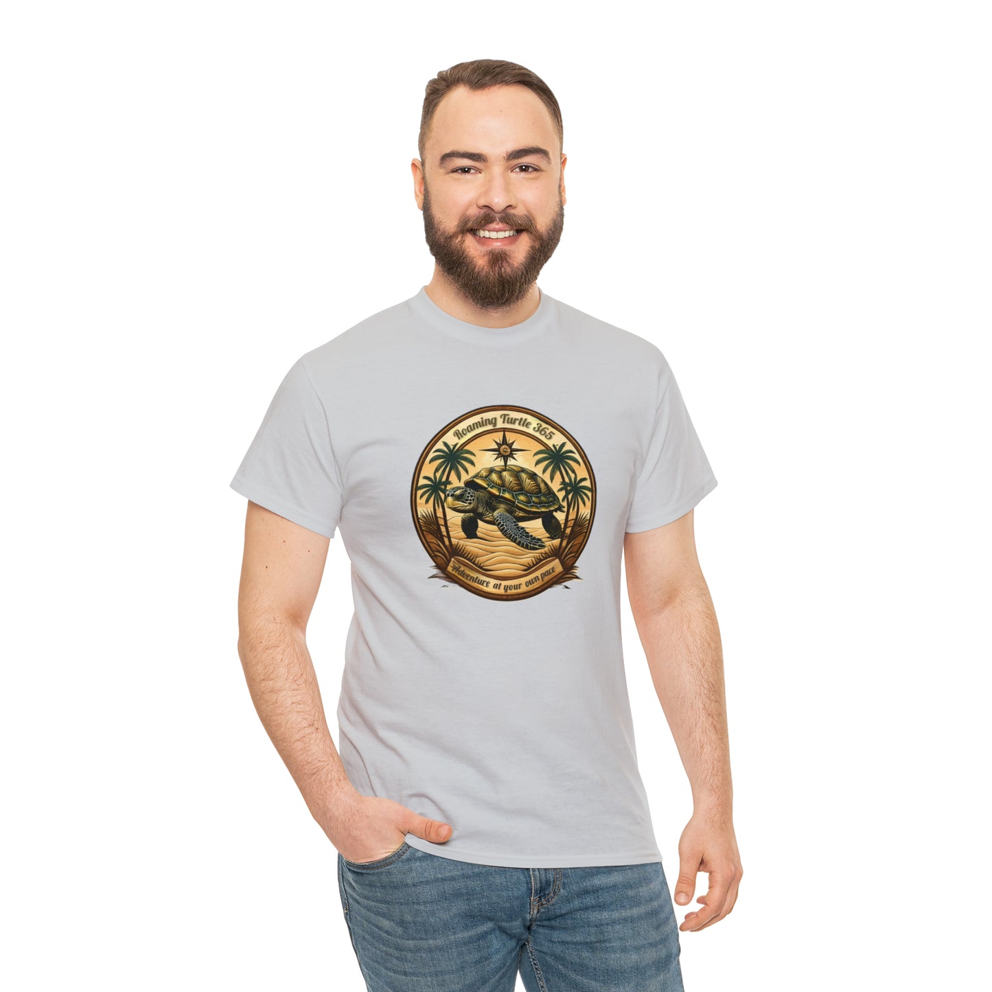 Roaming turtle 365. Unisex Heavy Cotton Tee