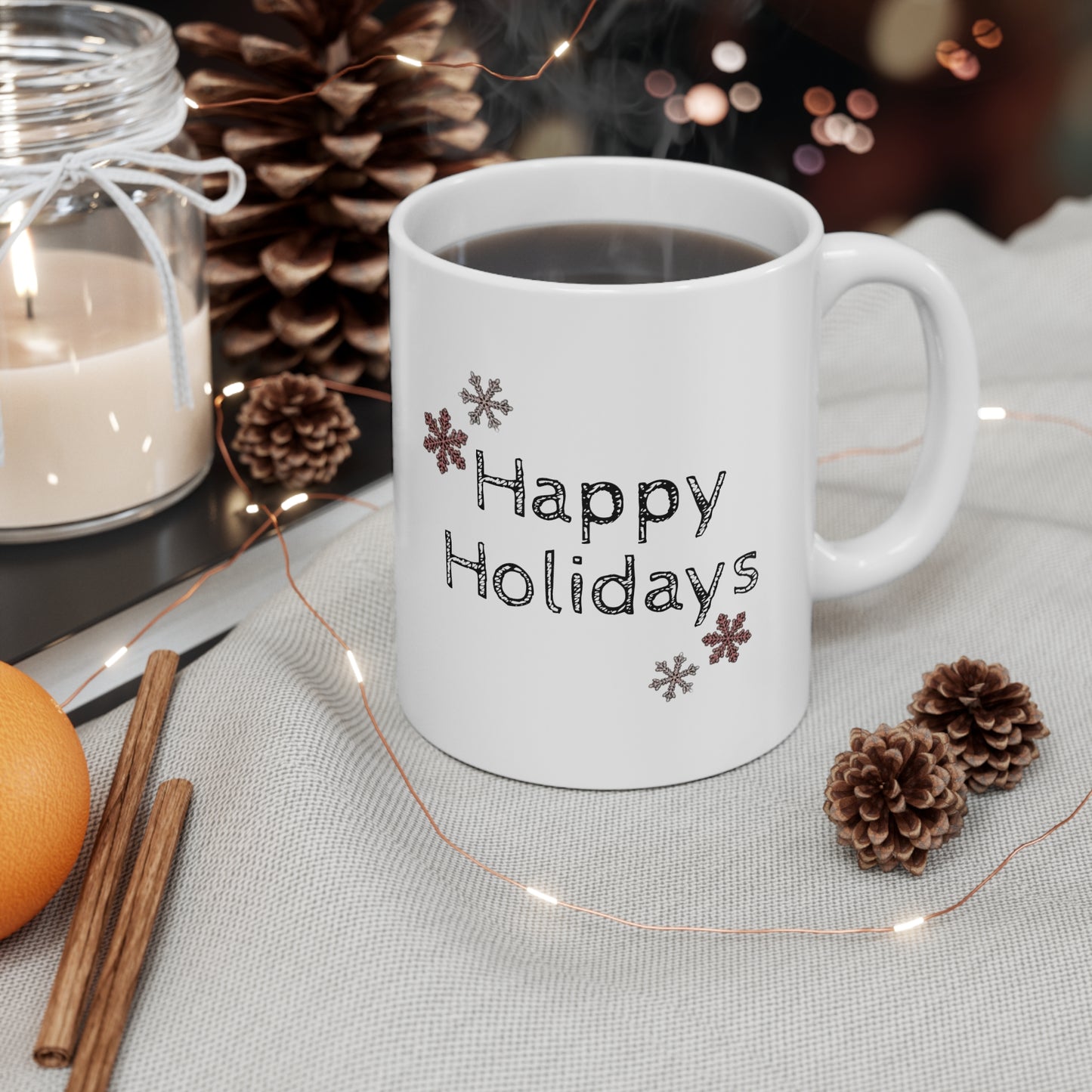 Christmas Chilli skull Ceramic Mug 11oz