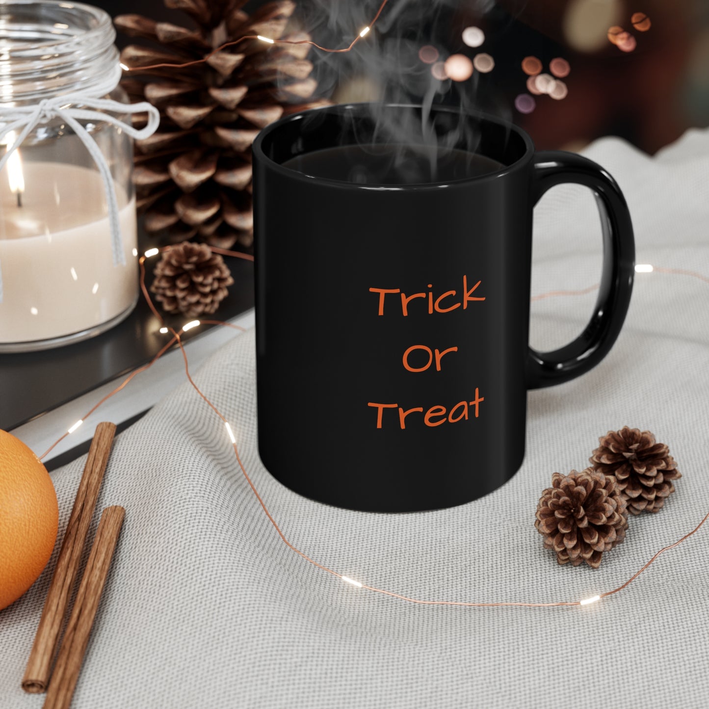 Skeleton trio 11oz Black Mug