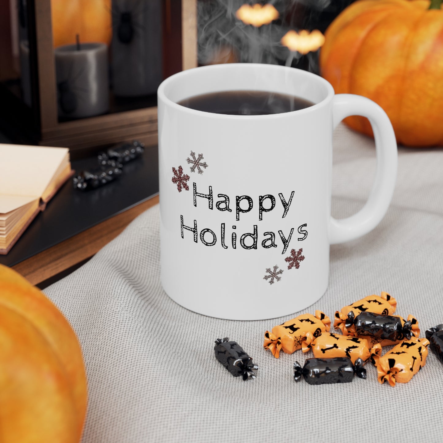 Christmas Chilli skull Ceramic Mug 11oz