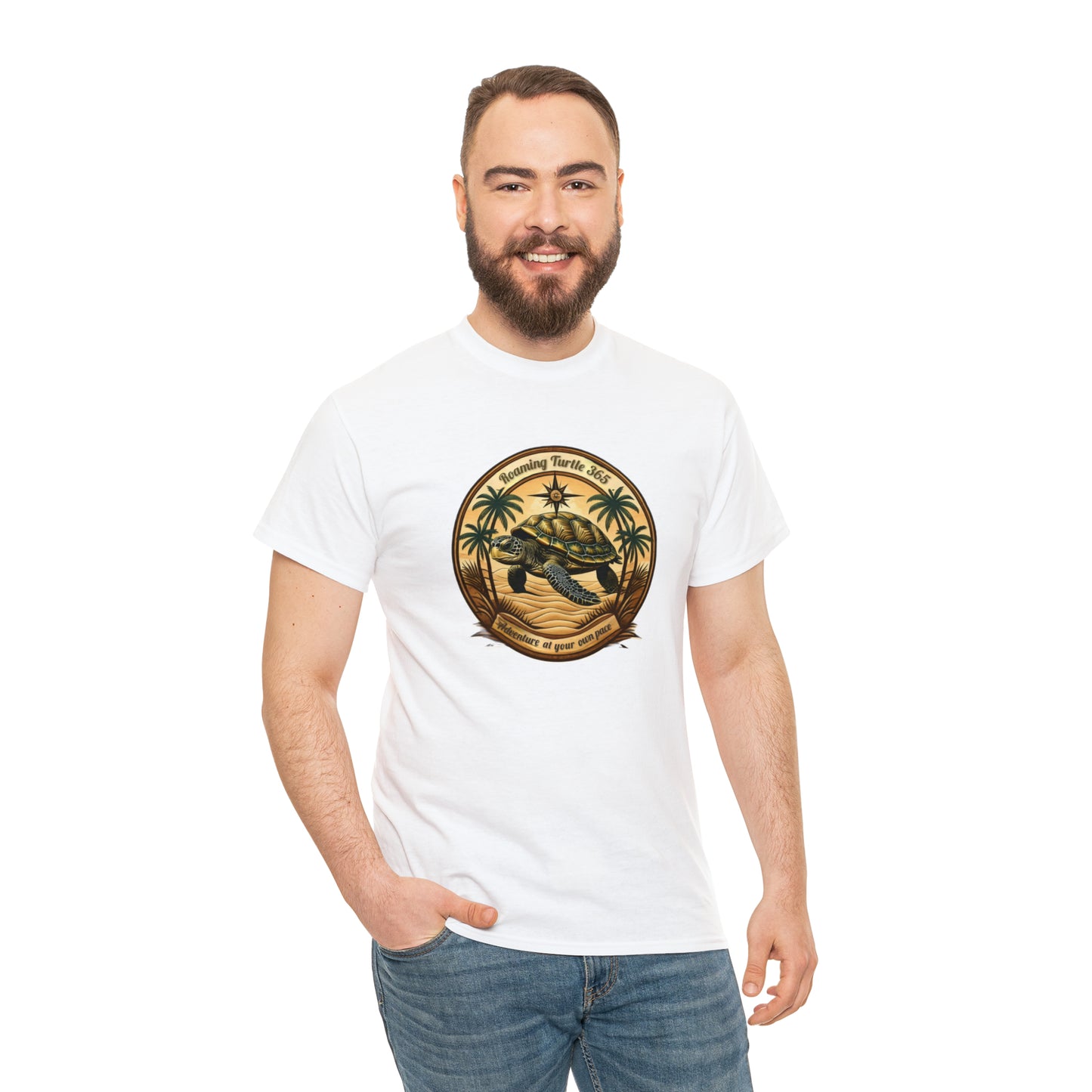 Roaming turtle 365. Unisex Heavy Cotton Tee