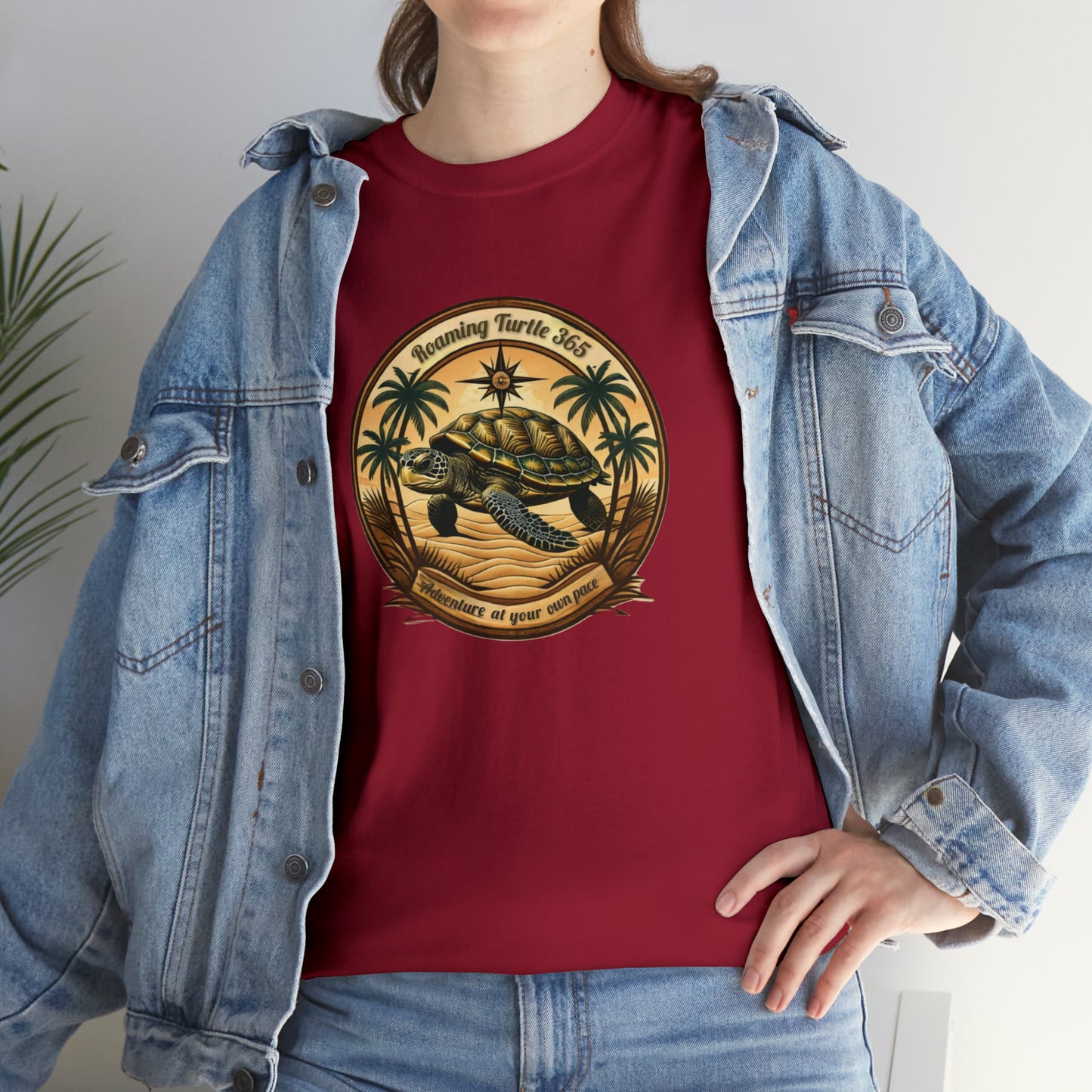 Roaming turtle 365. Unisex Heavy Cotton Tee