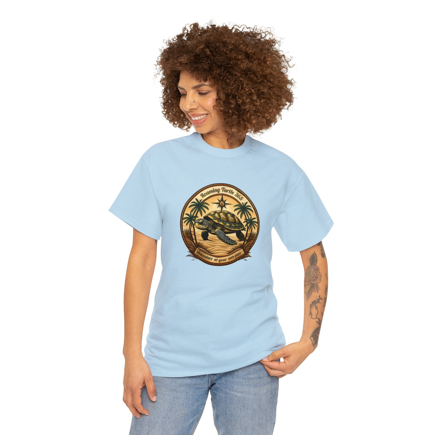 Roaming turtle 365. Unisex Heavy Cotton Tee