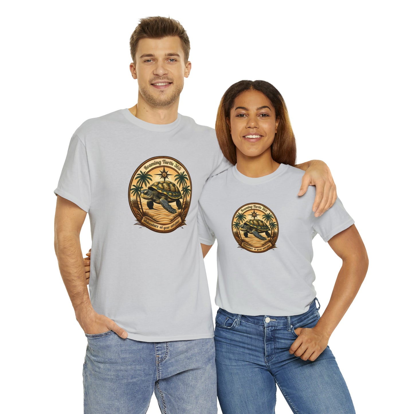 Roaming turtle 365. Unisex Heavy Cotton Tee
