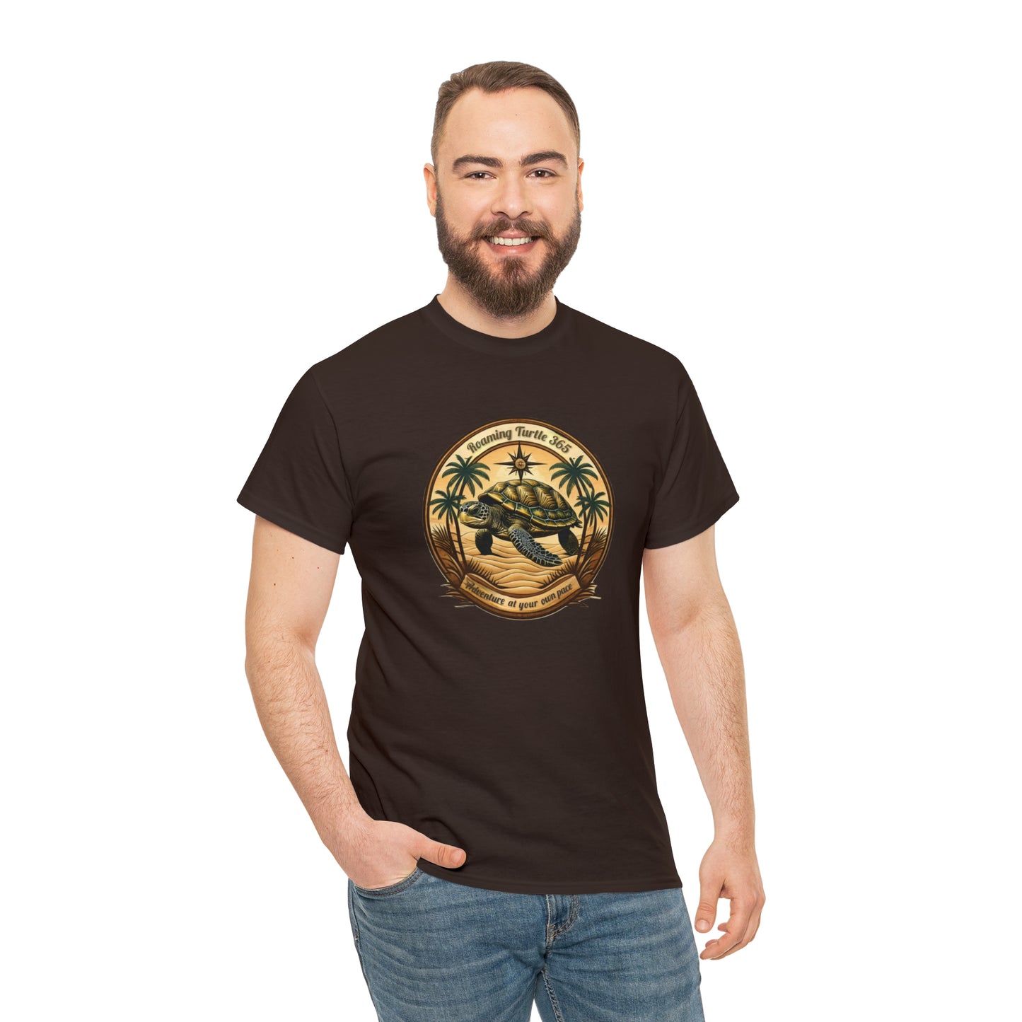 Roaming turtle 365. Unisex Heavy Cotton Tee