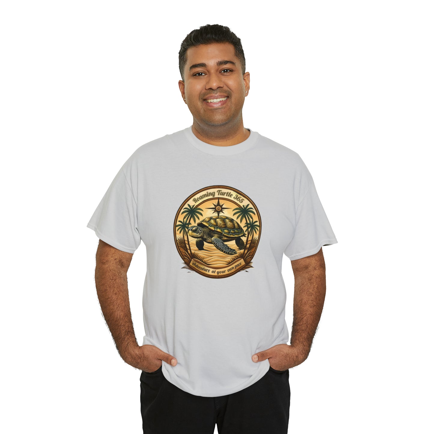 Roaming turtle 365. Unisex Heavy Cotton Tee