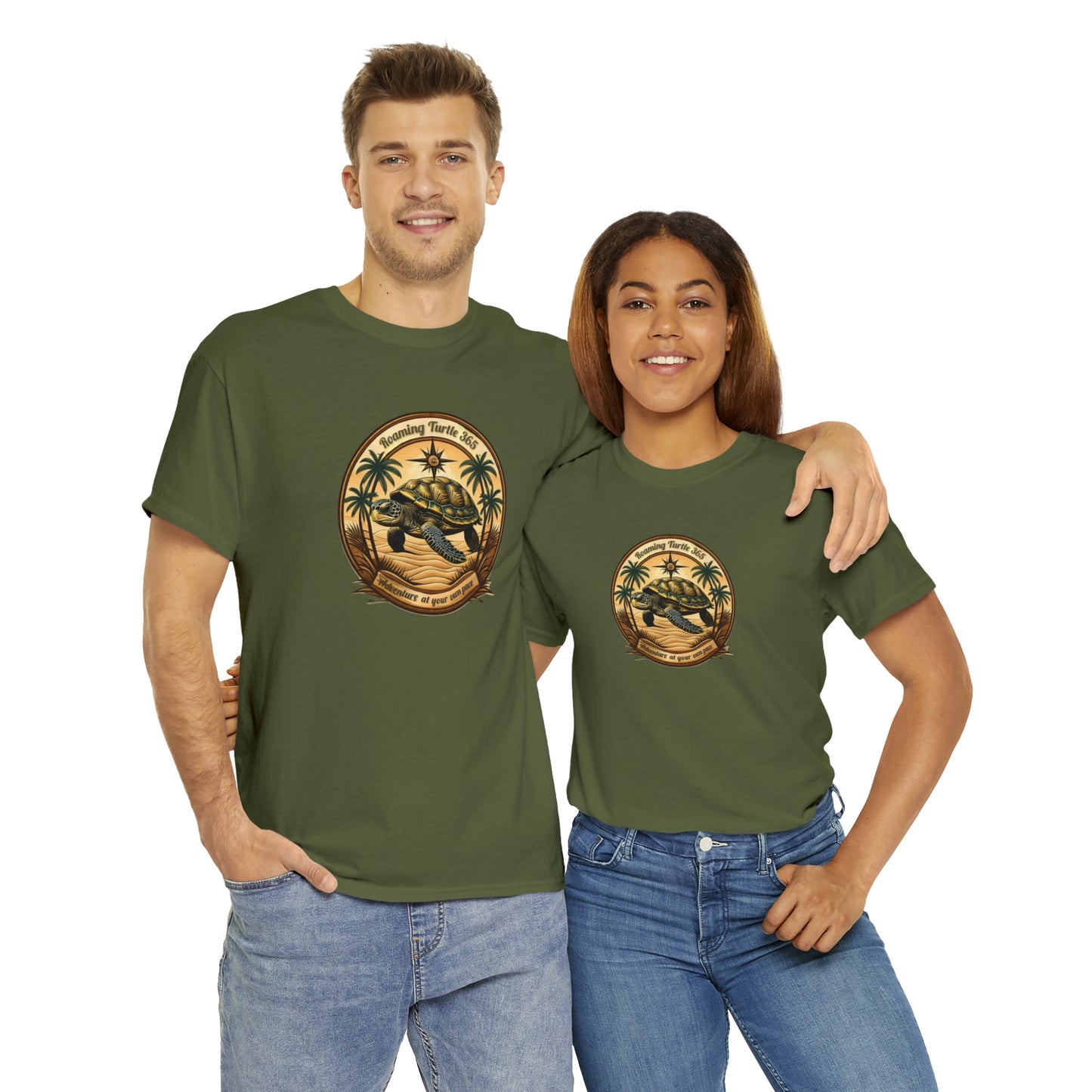 Roaming turtle 365. Unisex Heavy Cotton Tee