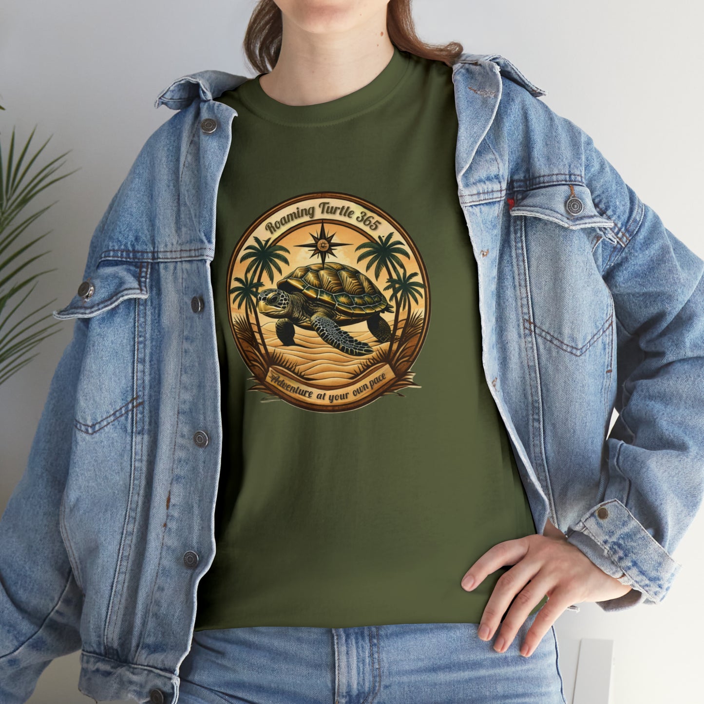 Roaming turtle 365. Unisex Heavy Cotton Tee