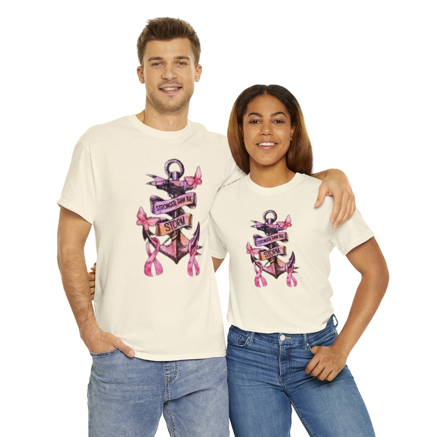 Cancer awareness Unisex Heavy Cotton Tee
