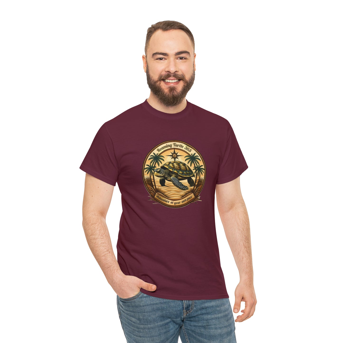 Roaming turtle 365. Unisex Heavy Cotton Tee