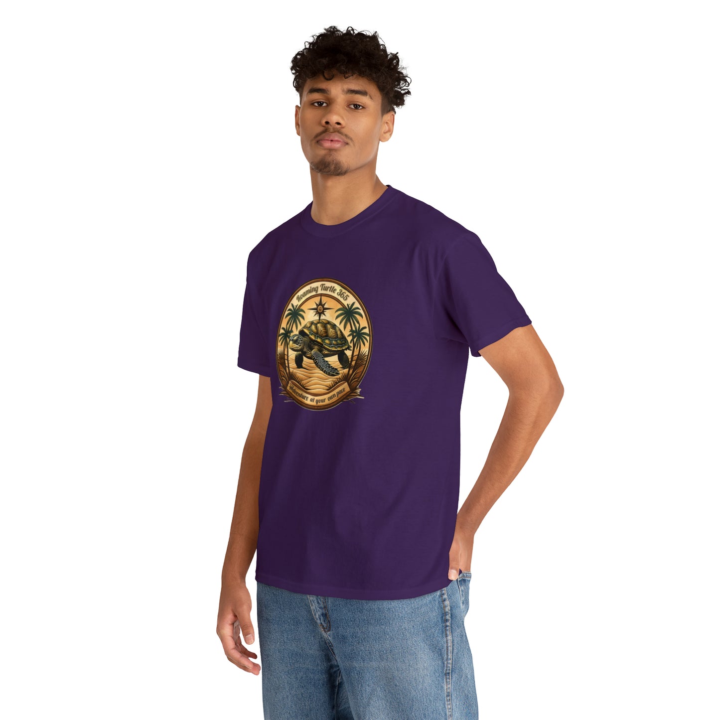 Roaming turtle 365. Unisex Heavy Cotton Tee