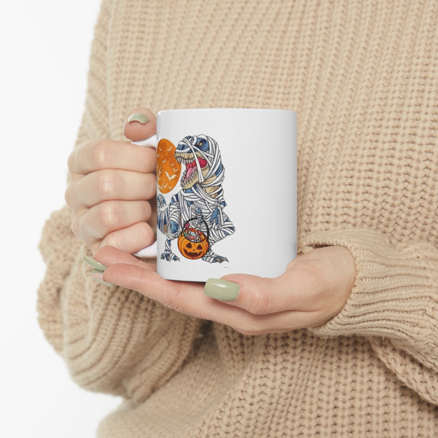 Dinosaur mummy Ceramic Mug 11oz