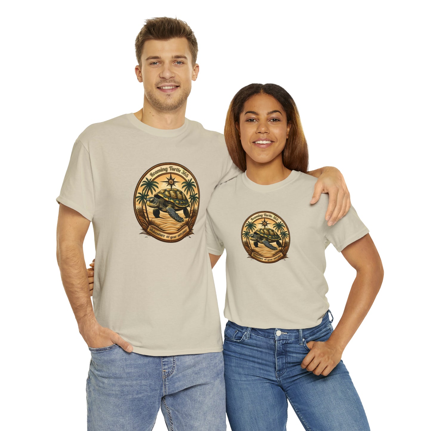 Roaming turtle 365. Unisex Heavy Cotton Tee