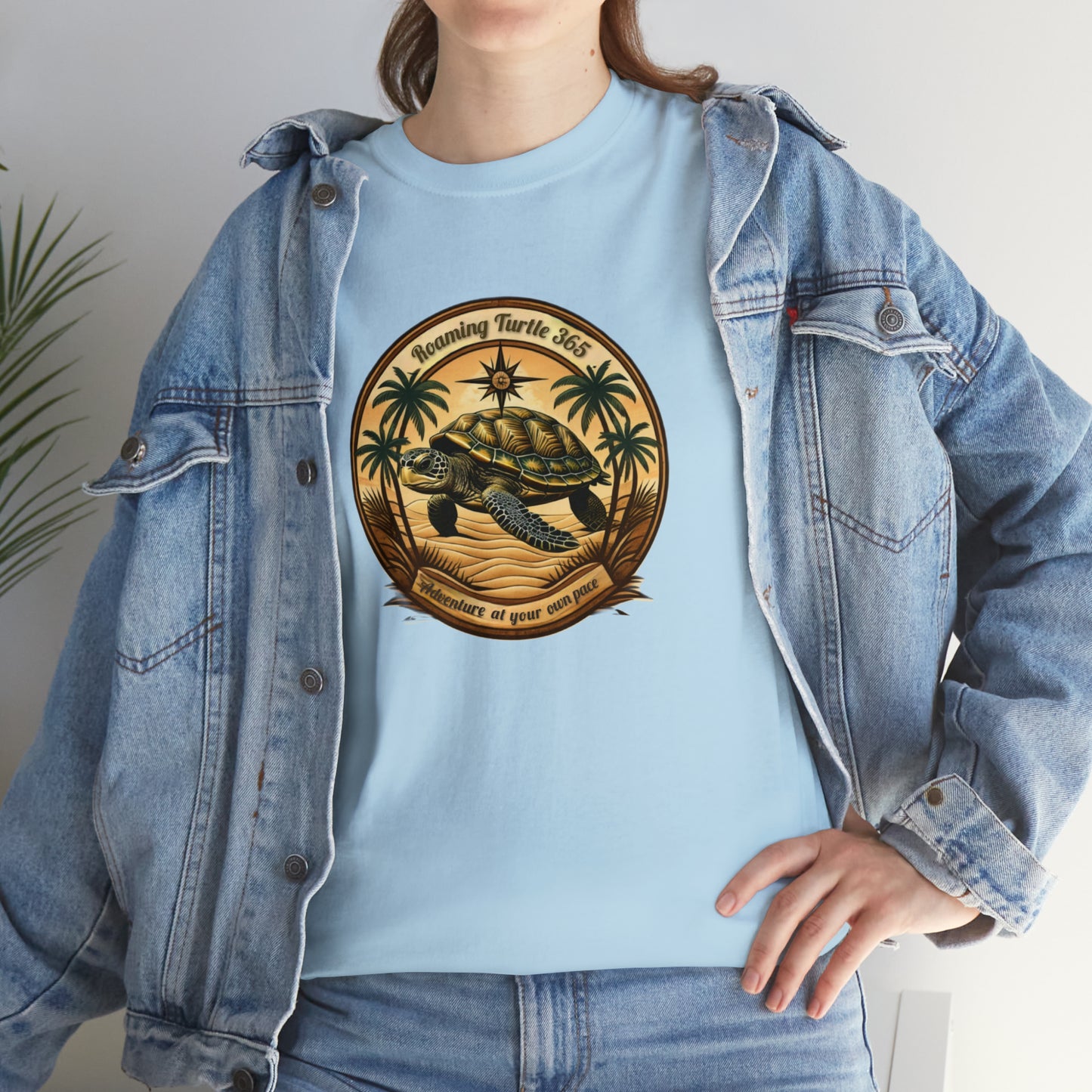 Roaming turtle 365. Unisex Heavy Cotton Tee