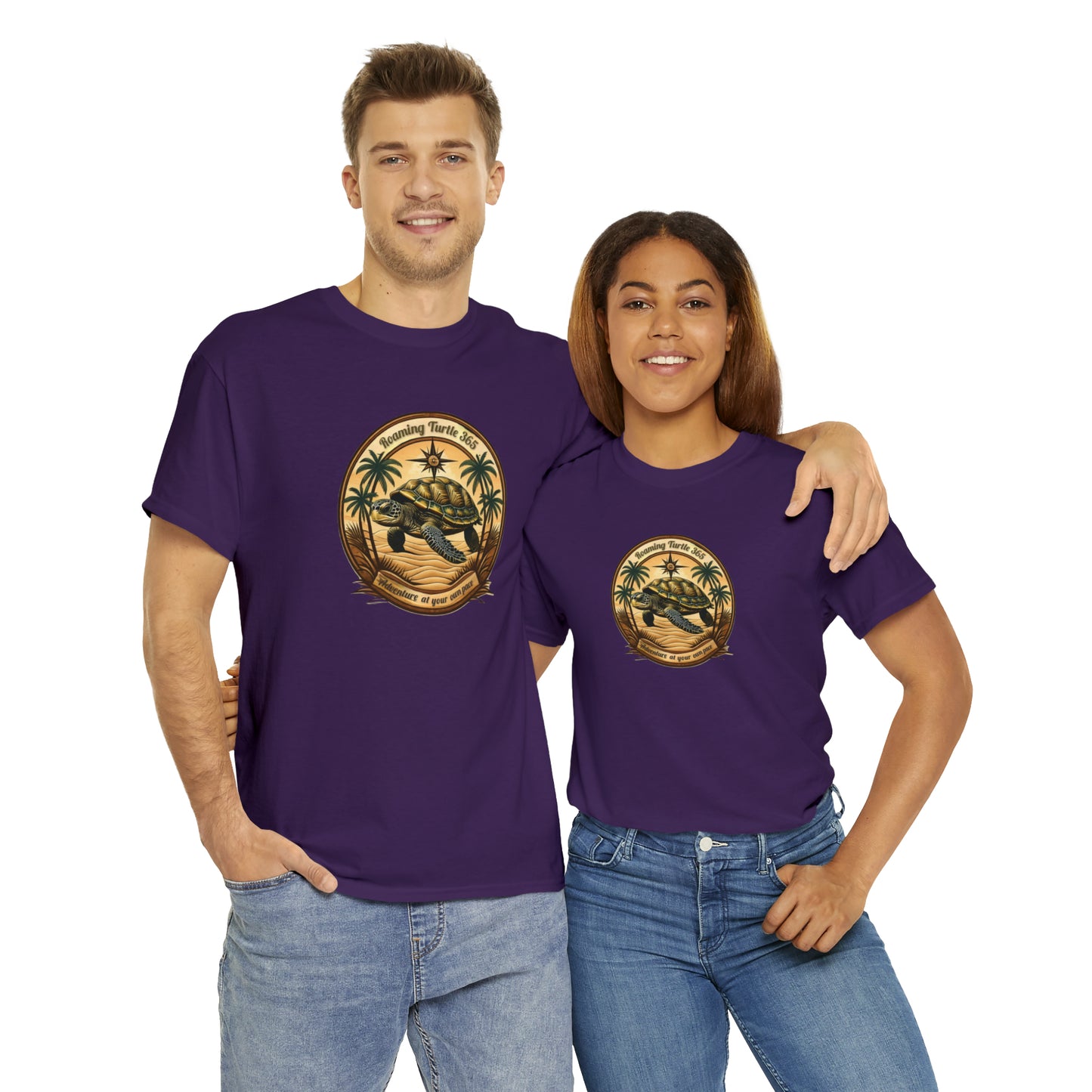Roaming turtle 365. Unisex Heavy Cotton Tee