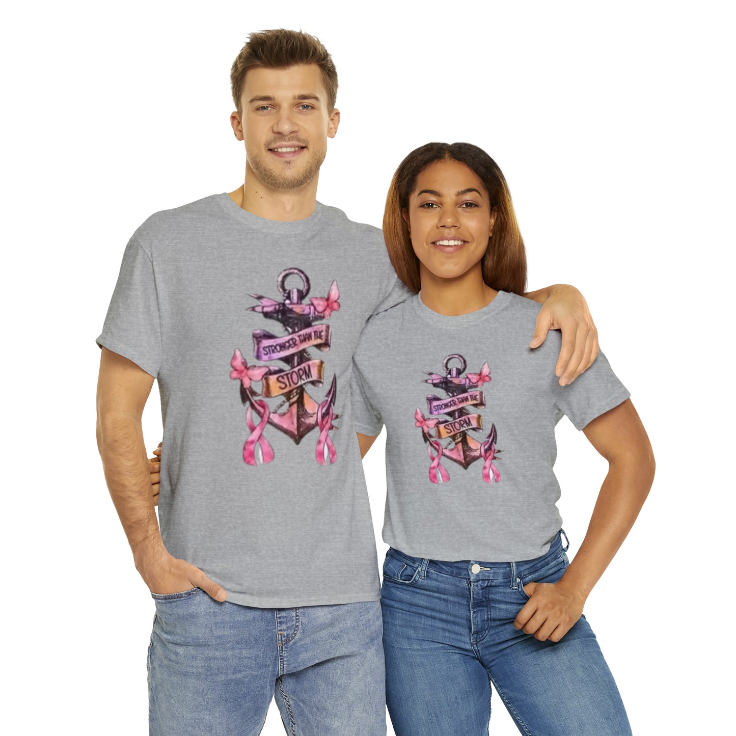 Cancer awareness Unisex Heavy Cotton Tee
