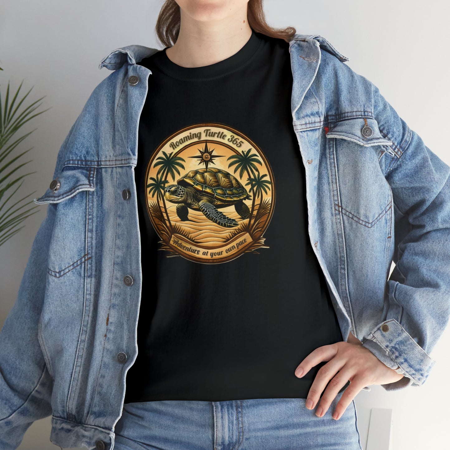 Roaming turtle 365. Unisex Heavy Cotton Tee
