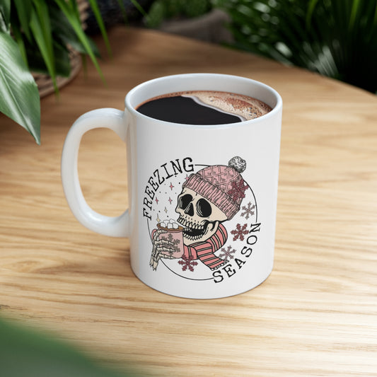 Christmas Chilli skull Ceramic Mug 11oz