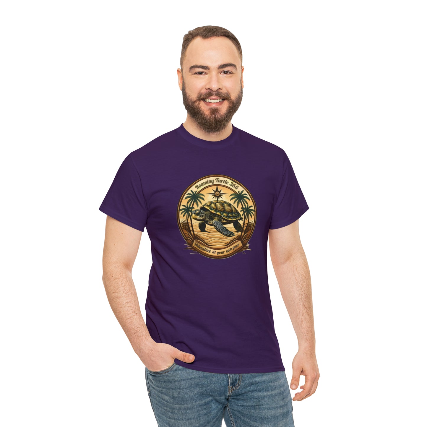 Roaming turtle 365. Unisex Heavy Cotton Tee