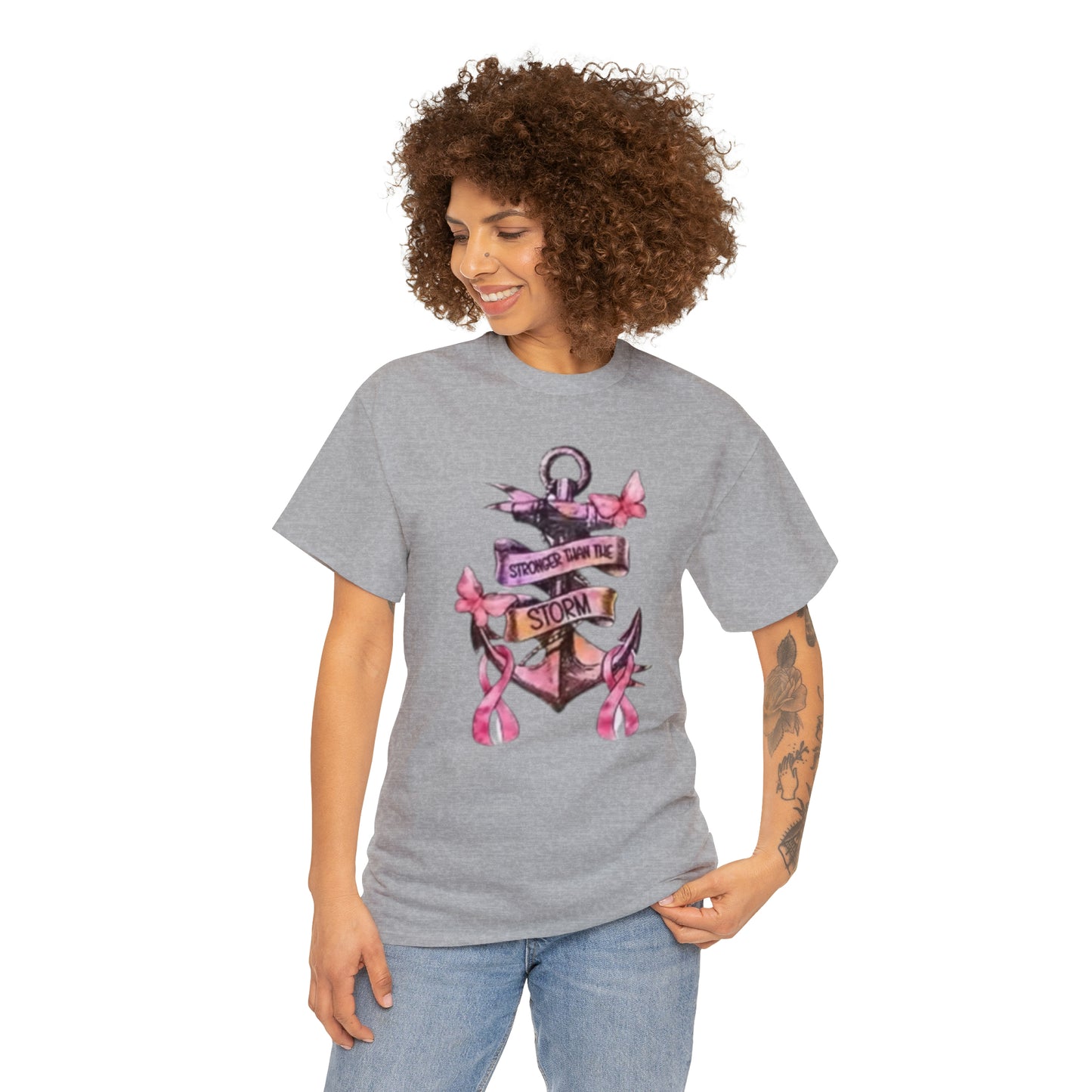 Cancer awareness Unisex Heavy Cotton Tee
