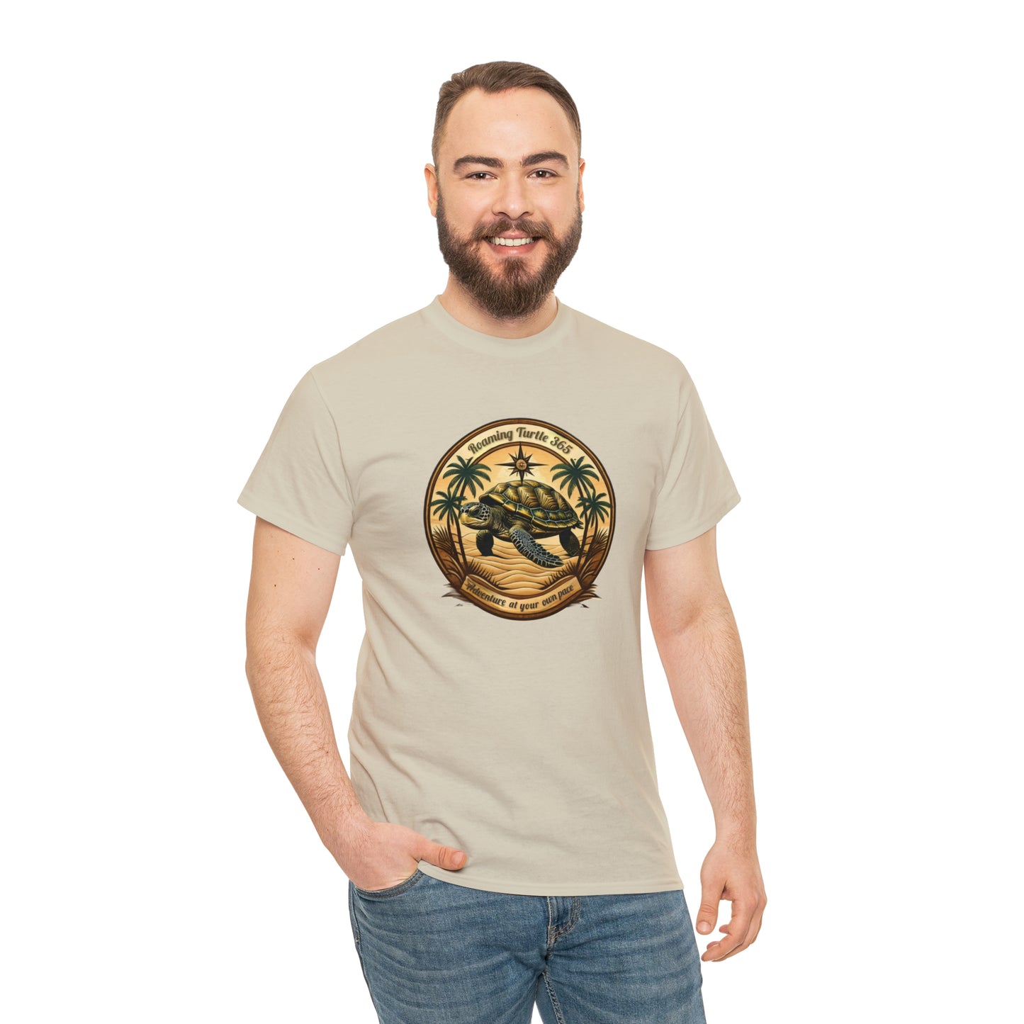 Roaming turtle 365. Unisex Heavy Cotton Tee