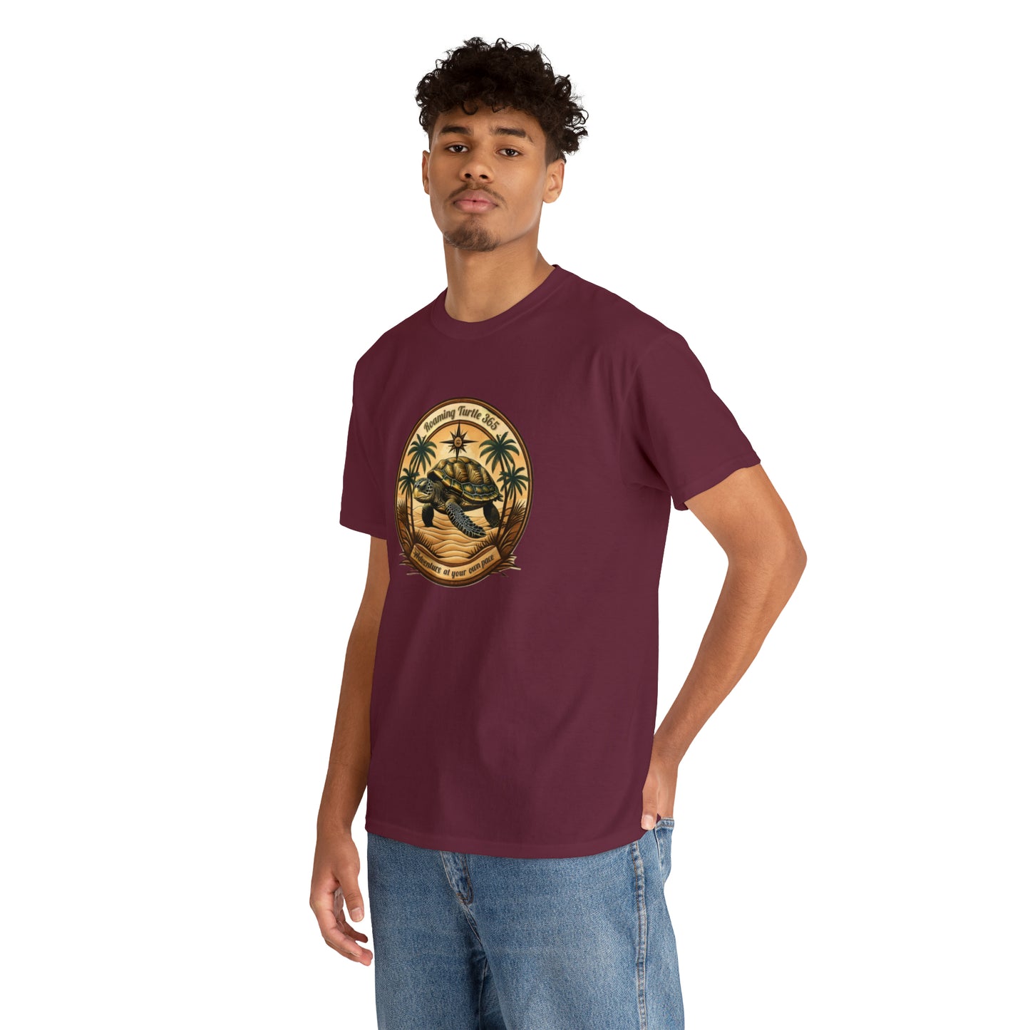 Roaming turtle 365. Unisex Heavy Cotton Tee