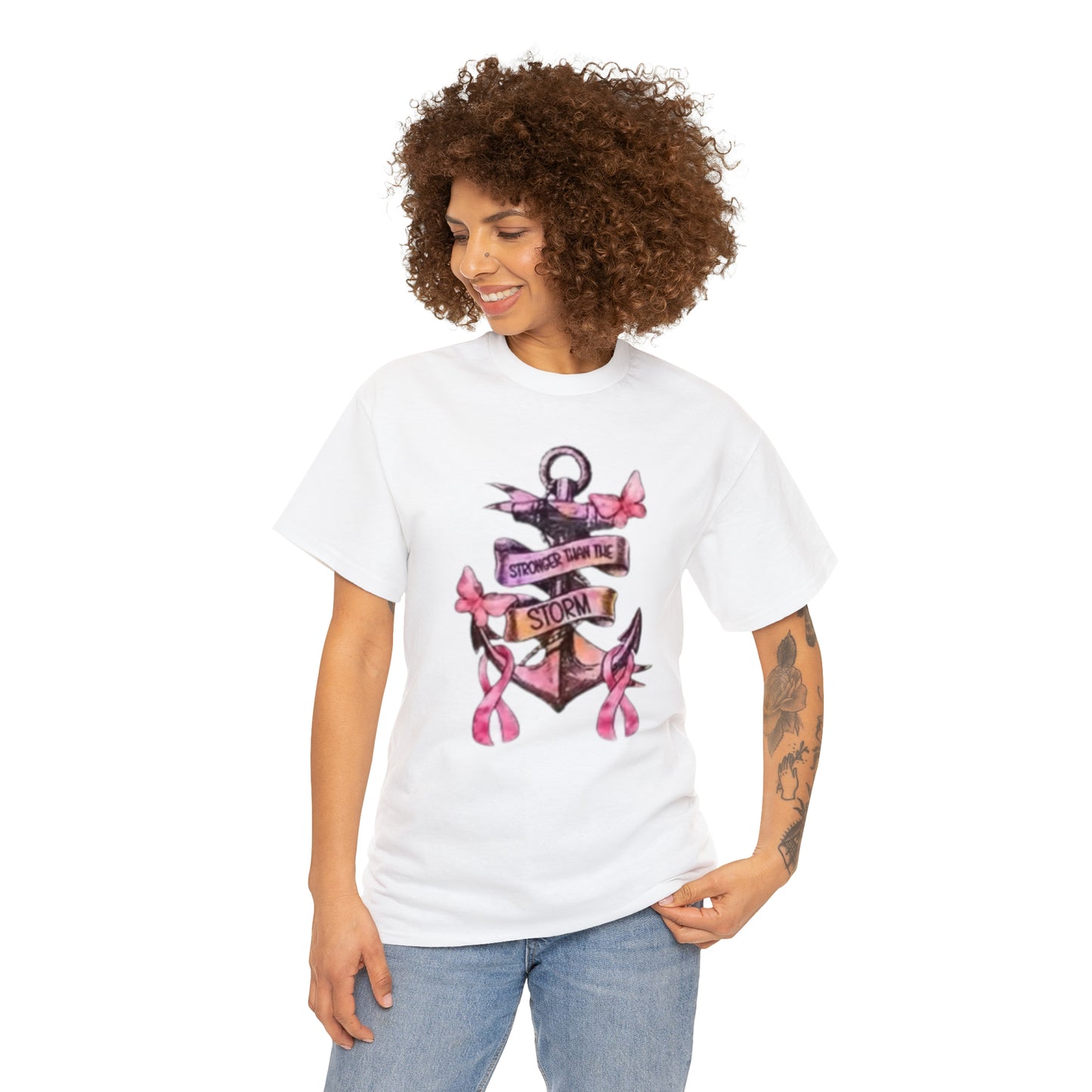 Cancer awareness Unisex Heavy Cotton Tee