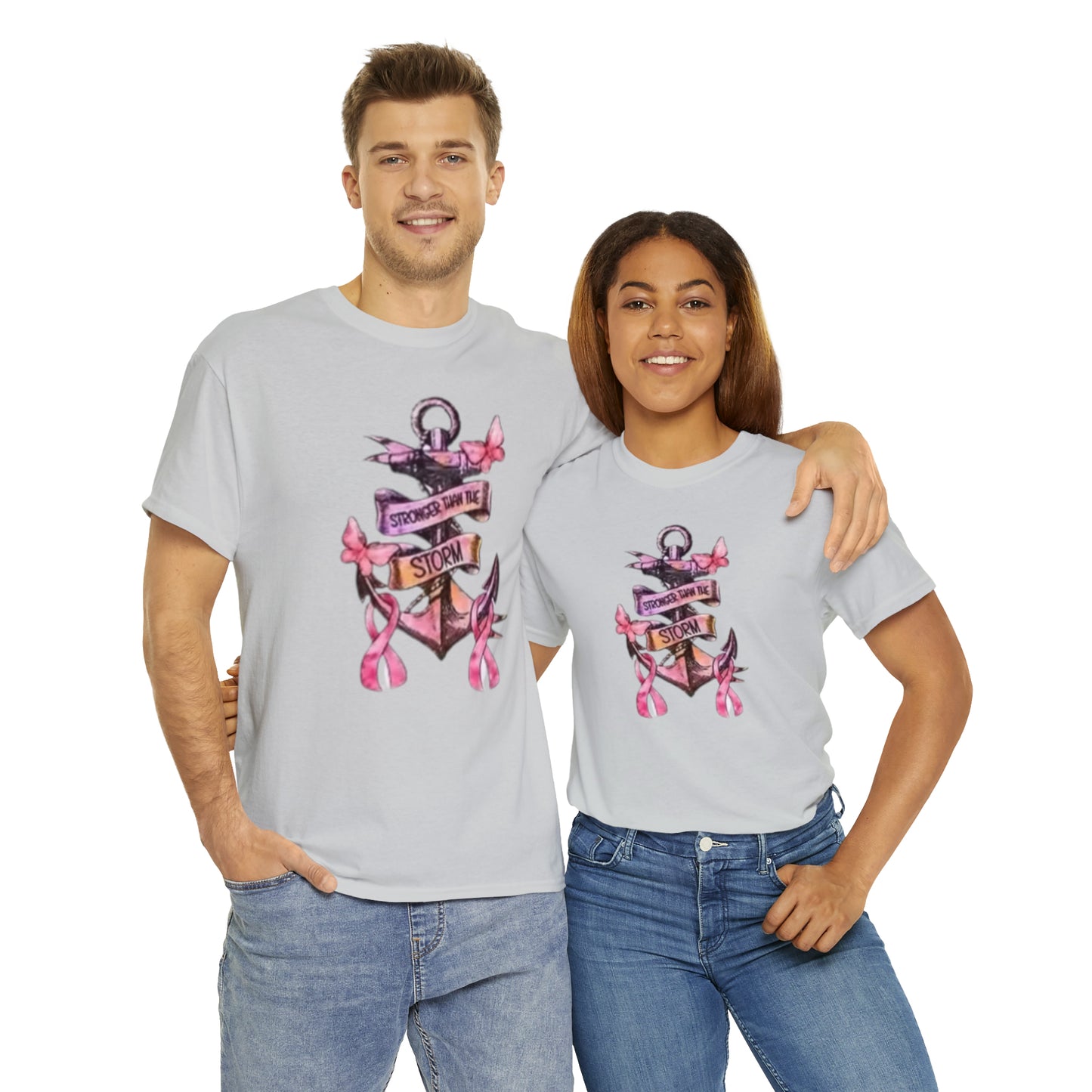 Cancer awareness Unisex Heavy Cotton Tee