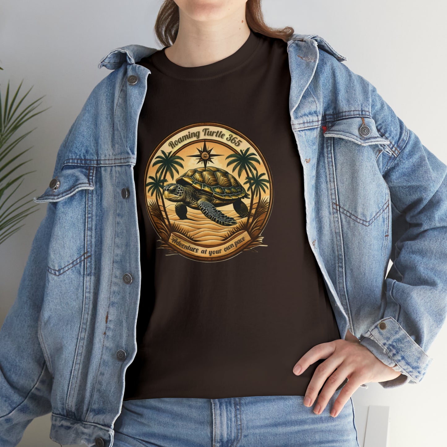 Roaming turtle 365. Unisex Heavy Cotton Tee