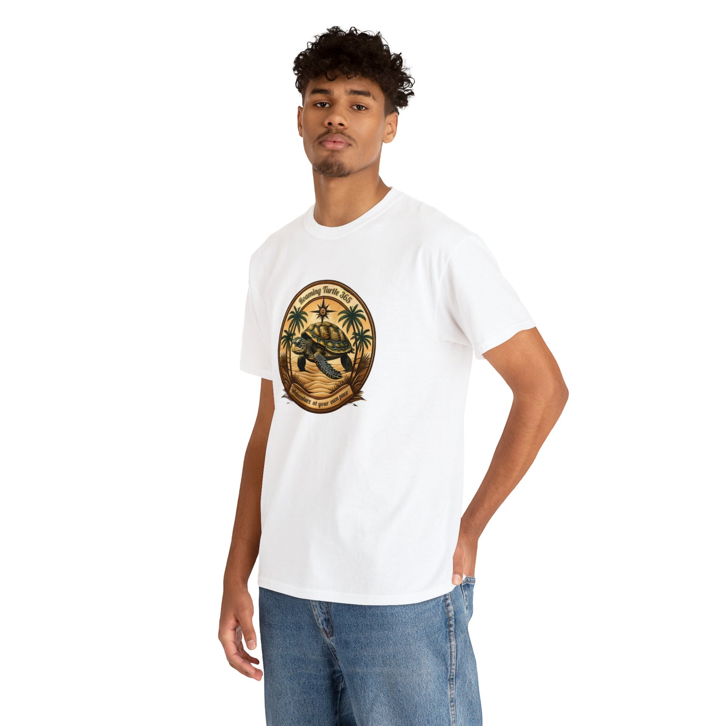 Roaming turtle 365. Unisex Heavy Cotton Tee