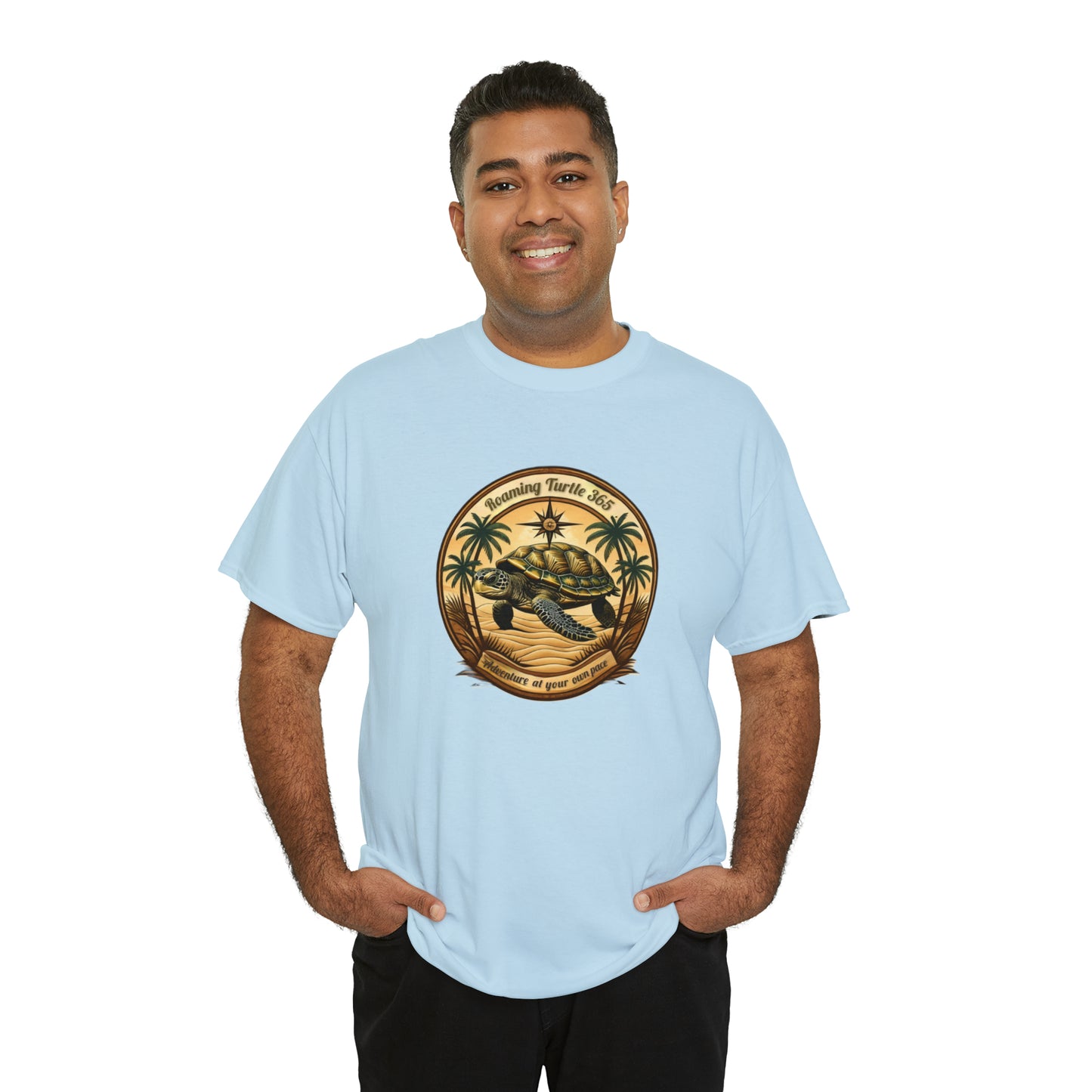 Roaming turtle 365. Unisex Heavy Cotton Tee