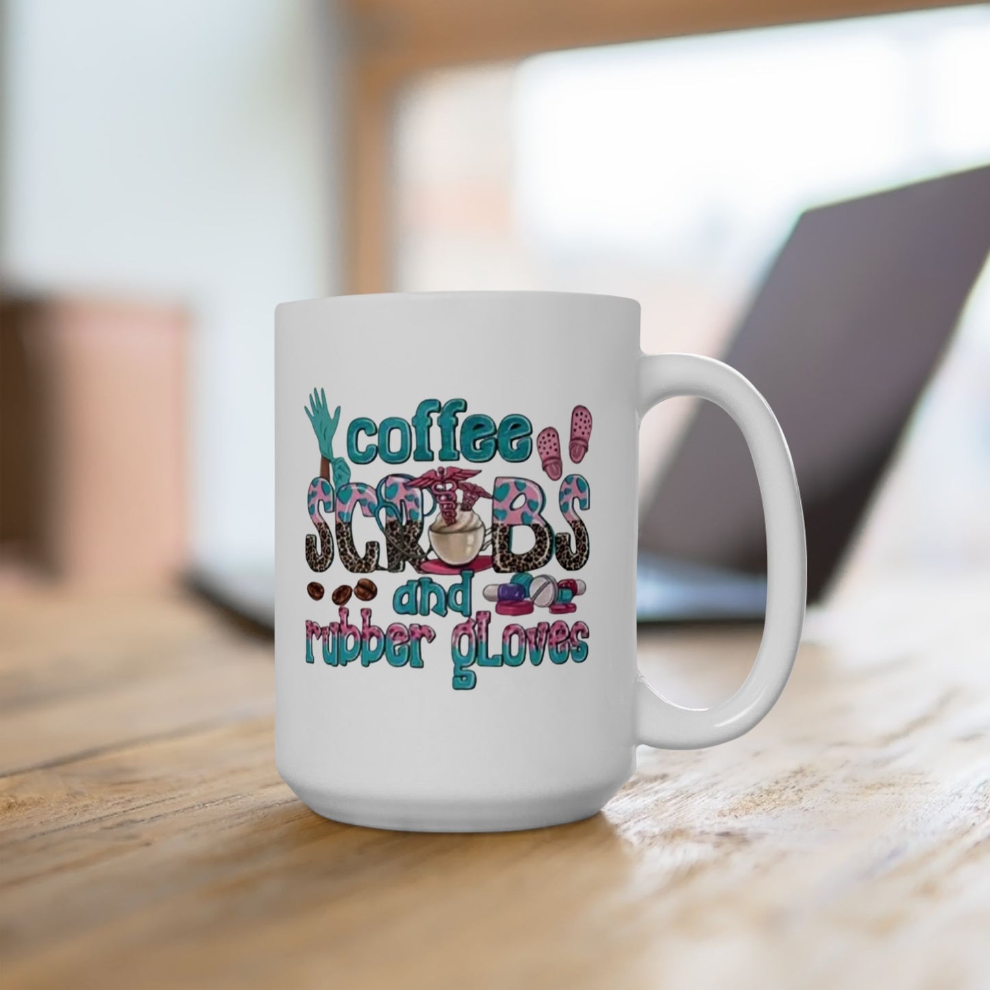 Nurse Ceramic Mug 15oz contact seller for right handed mug