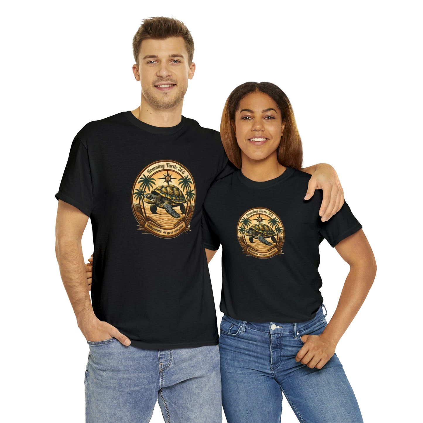 Roaming turtle 365. Unisex Heavy Cotton Tee