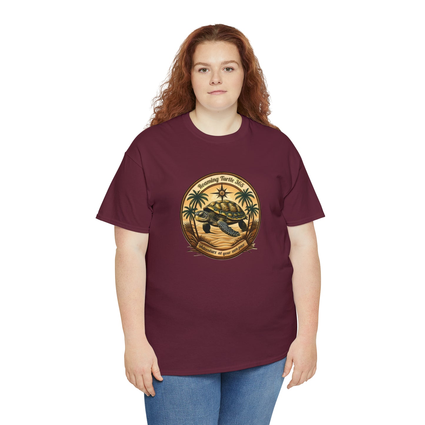 Roaming turtle 365. Unisex Heavy Cotton Tee