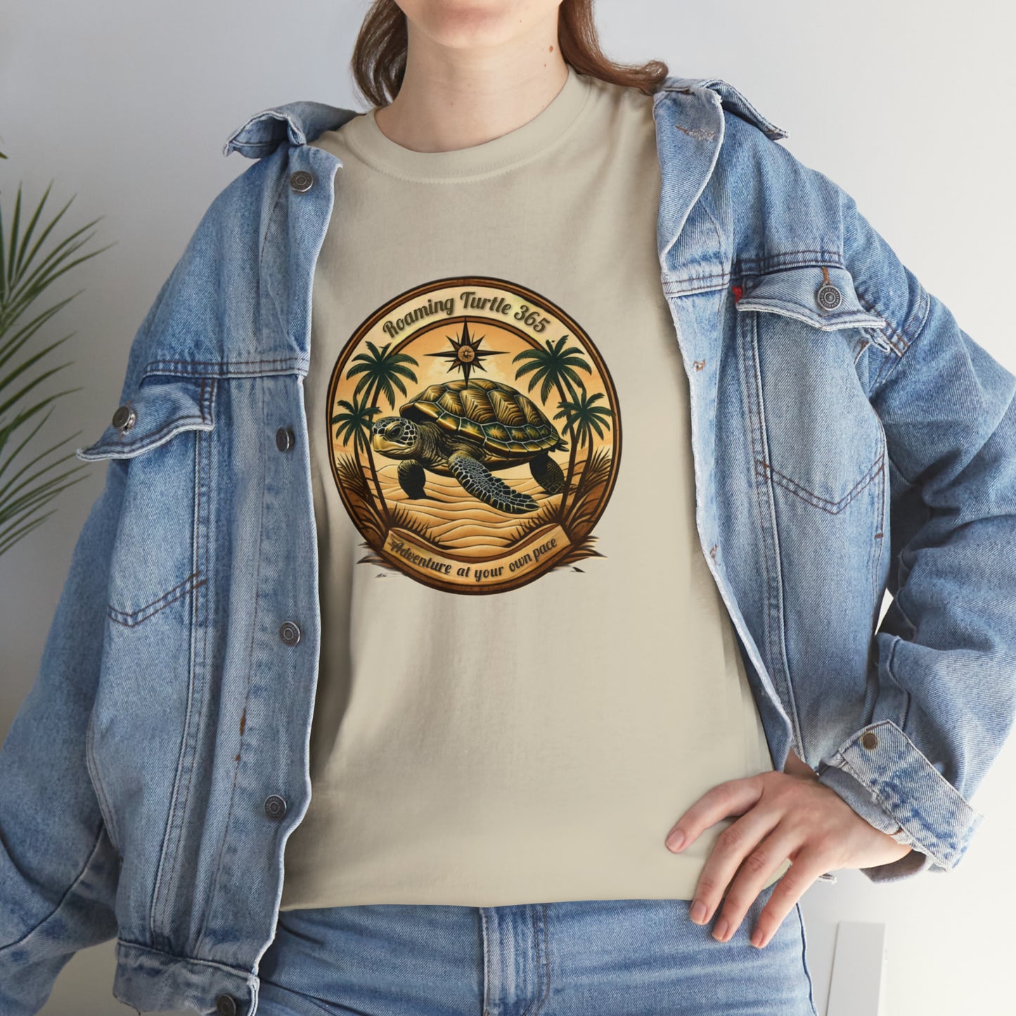 Roaming turtle 365. Unisex Heavy Cotton Tee