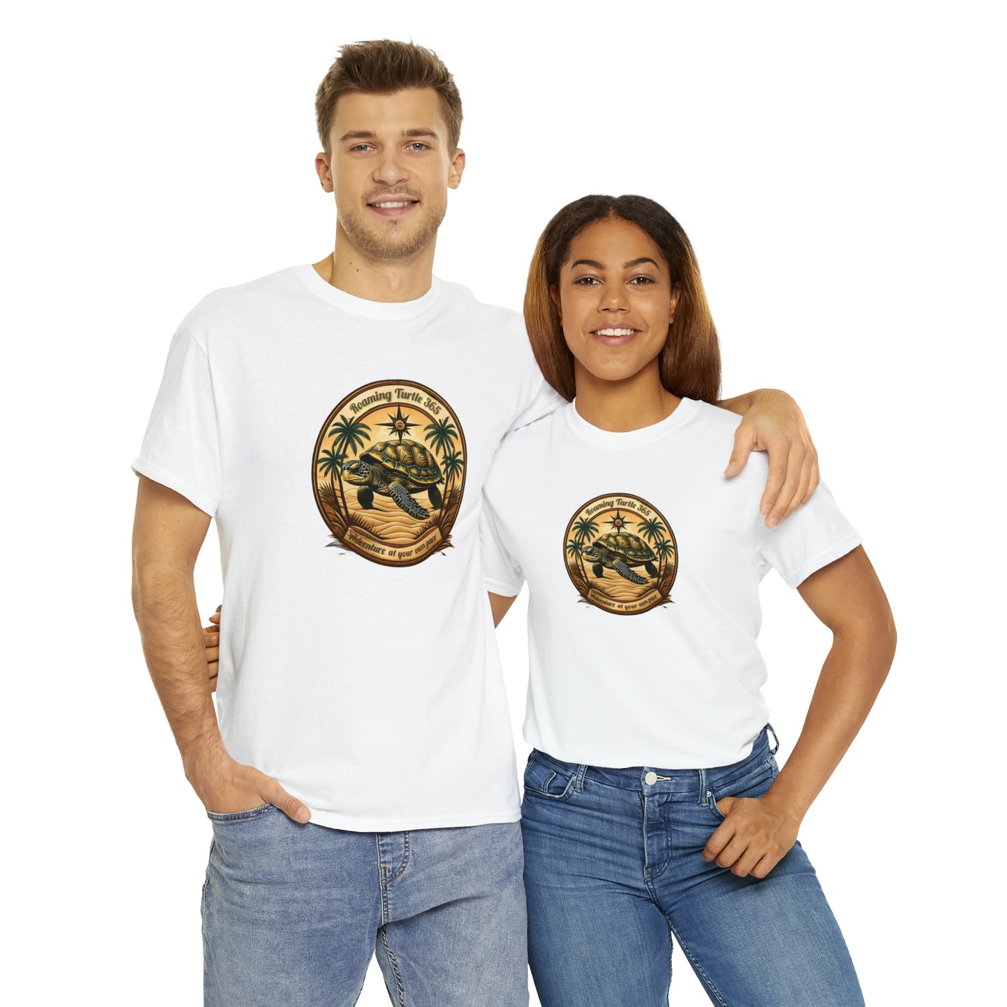 Roaming turtle 365. Unisex Heavy Cotton Tee